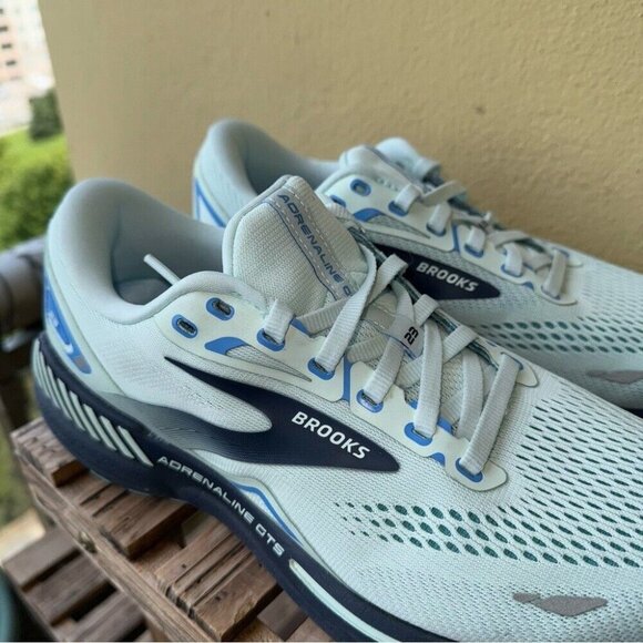 BROOKS RUNNING ADRENALINE GTS 23 Wmns US 10 Shoes Sneakers Limited Edition Blue - Picture 9 of 12